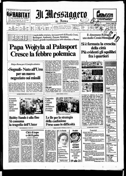 Il messaggero di Roma : il giornale del mattino