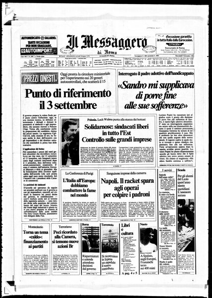 Il messaggero di Roma : il giornale del mattino