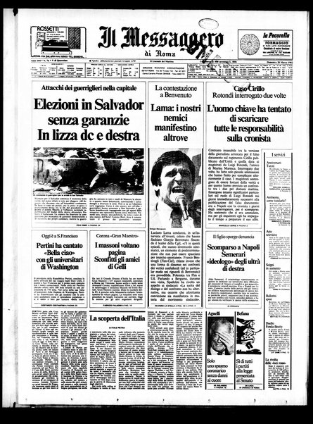 Il messaggero di Roma : il giornale del mattino