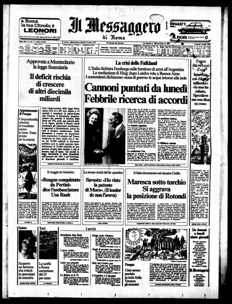 Il messaggero di Roma : il giornale del mattino