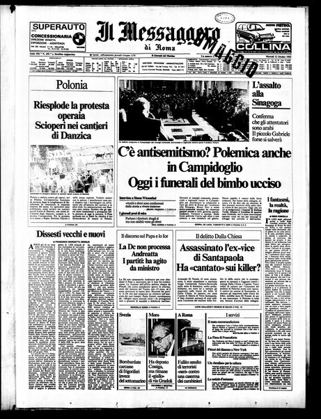 Il messaggero di Roma : il giornale del mattino