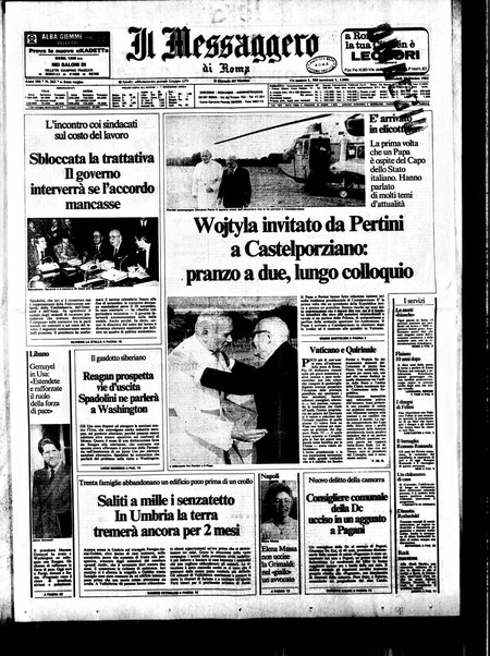 Il messaggero di Roma : il giornale del mattino