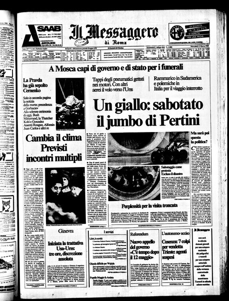 Il messaggero di Roma : il giornale del mattino