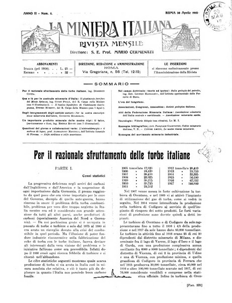 La miniera italiana rivista mensile