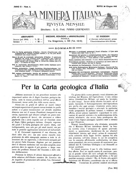 La miniera italiana rivista mensile