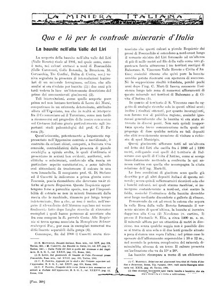 La miniera italiana rivista mensile