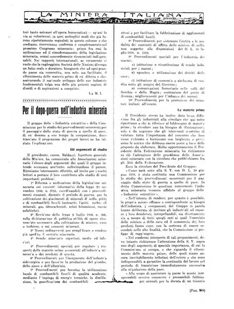 La miniera italiana rivista mensile