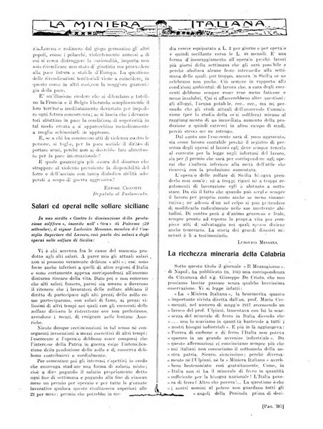 La miniera italiana rivista mensile