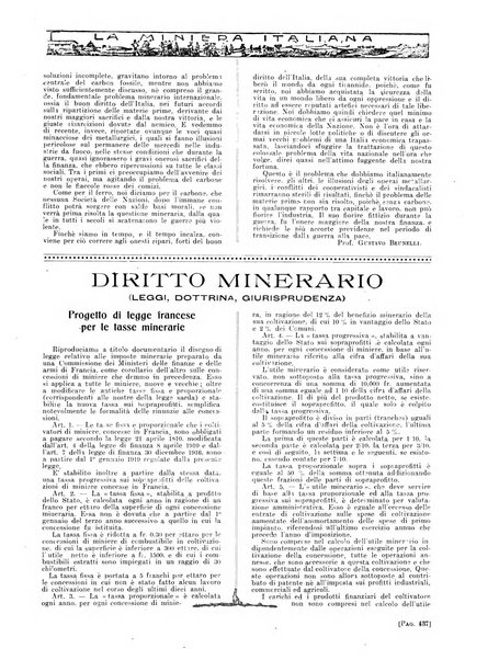 La miniera italiana rivista mensile