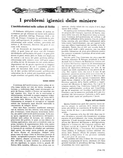 La miniera italiana rivista mensile