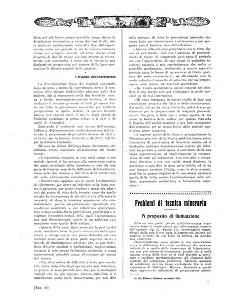 La miniera italiana rivista mensile