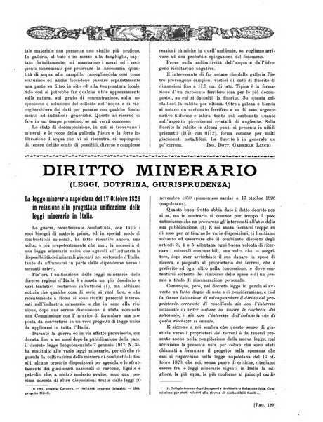 La miniera italiana rivista mensile