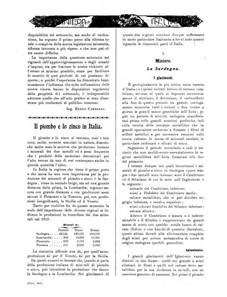 La miniera italiana rivista mensile