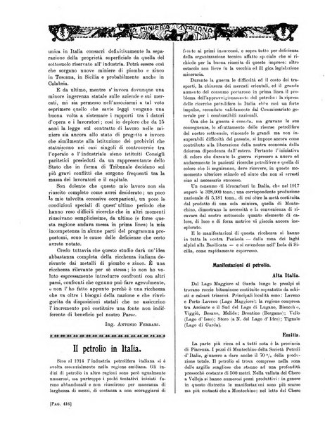 La miniera italiana rivista mensile