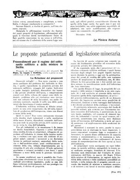 La miniera italiana rivista mensile