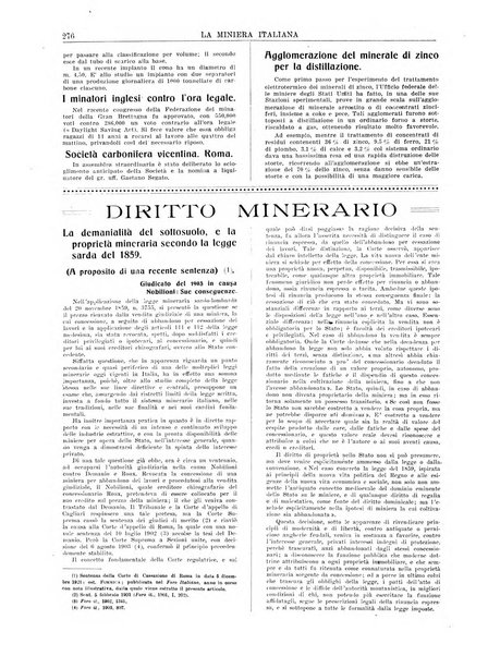 La miniera italiana rivista mensile