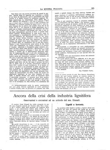 La miniera italiana rivista mensile