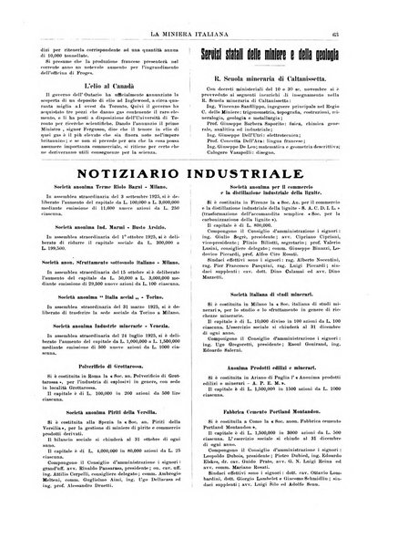 La miniera italiana rivista mensile