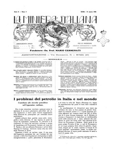 La miniera italiana rivista mensile