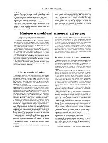 La miniera italiana rivista mensile