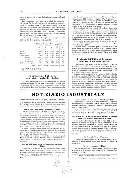 La miniera italiana rivista mensile