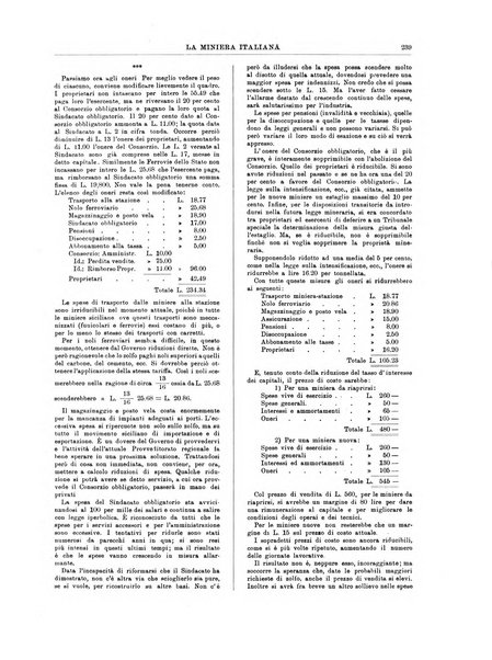 La miniera italiana rivista mensile