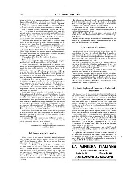 La miniera italiana rivista mensile