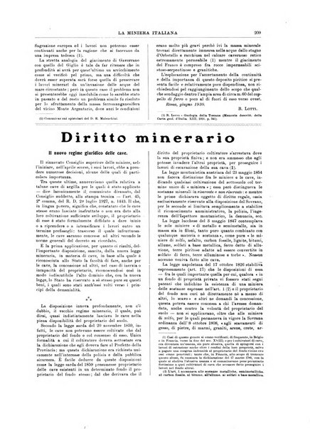 La miniera italiana rivista mensile