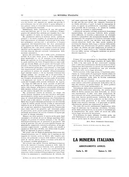 La miniera italiana rivista mensile