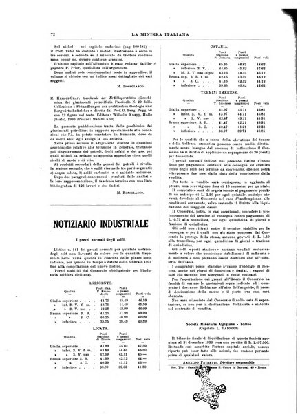 La miniera italiana rivista mensile