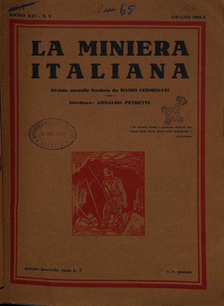 La miniera italiana rivista mensile