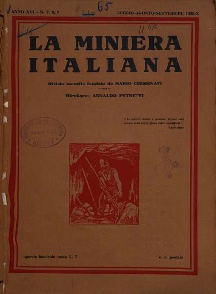 La miniera italiana rivista mensile