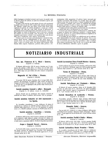 La miniera italiana rivista mensile