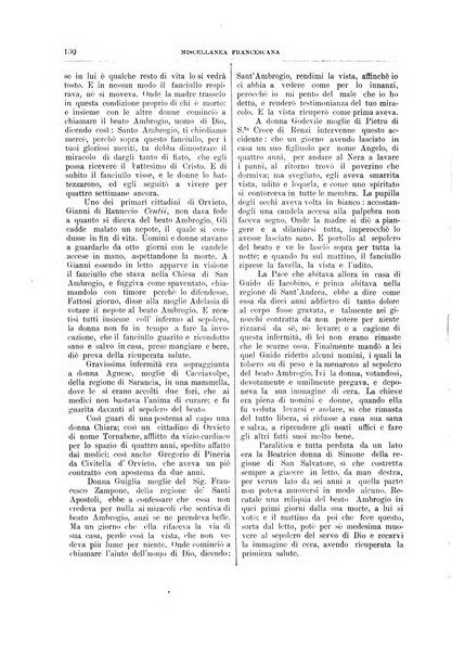 Miscellanea francescana di storia, di lettere, di arti