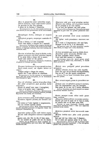 Miscellanea francescana di storia, di lettere, di arti