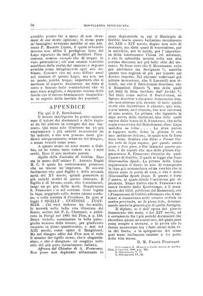 Miscellanea francescana di storia, di lettere, di arti