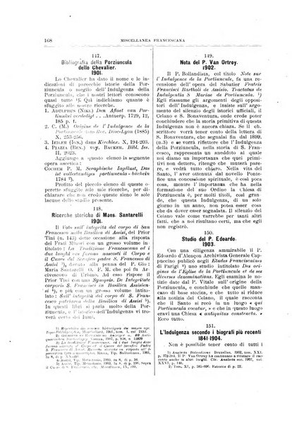 Miscellanea francescana di storia, di lettere, di arti