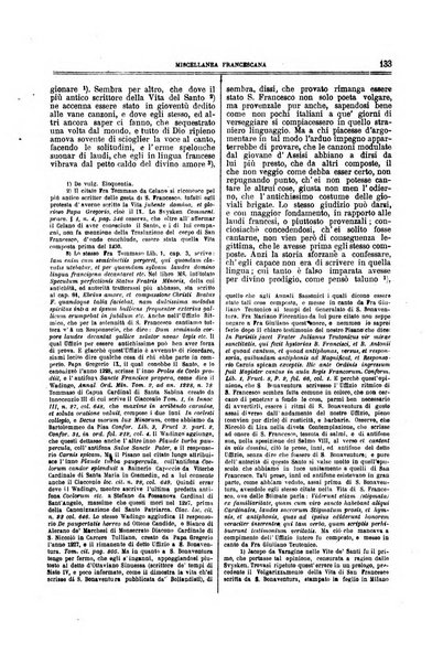 Miscellanea francescana di storia, di lettere, di arti