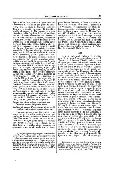 Miscellanea francescana di storia, di lettere, di arti