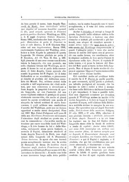 Miscellanea francescana di storia, di lettere, di arti