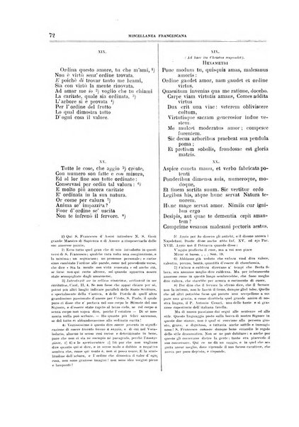 Miscellanea francescana di storia, di lettere, di arti