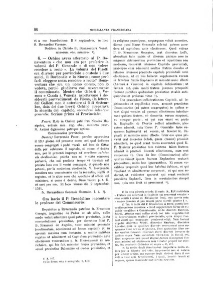 Miscellanea francescana di storia, di lettere, di arti