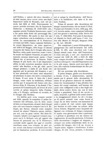 Miscellanea francescana di storia, di lettere, di arti