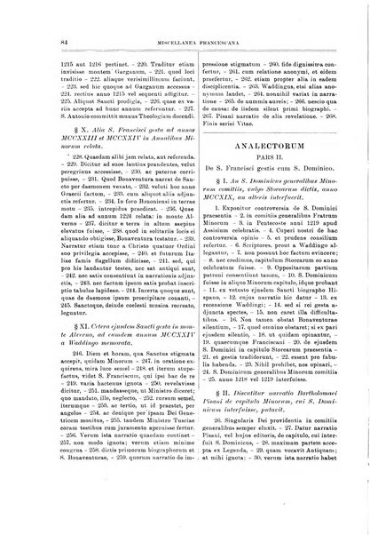 Miscellanea francescana di storia, di lettere, di arti