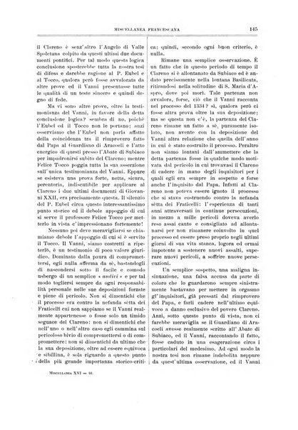 Miscellanea francescana di storia, di lettere, di arti