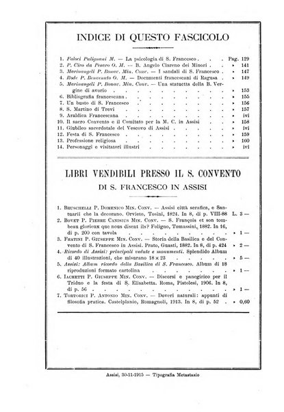 Miscellanea francescana di storia, di lettere, di arti