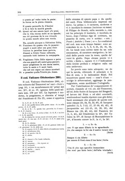 Miscellanea francescana di storia, di lettere, di arti