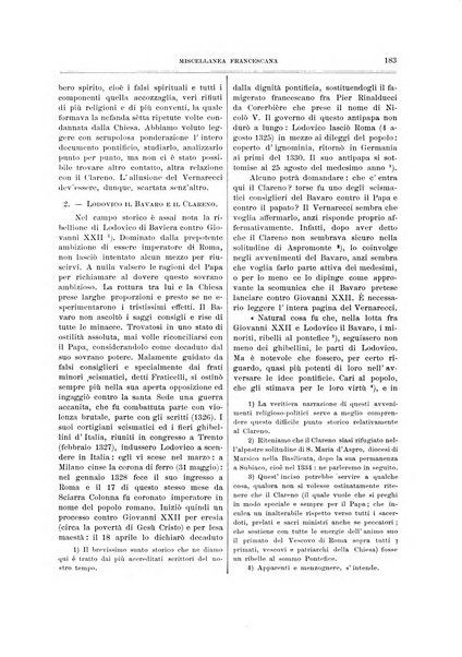 Miscellanea francescana di storia, di lettere, di arti