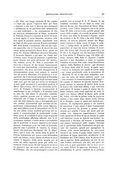 Miscellanea francescana di storia, di lettere, di arti