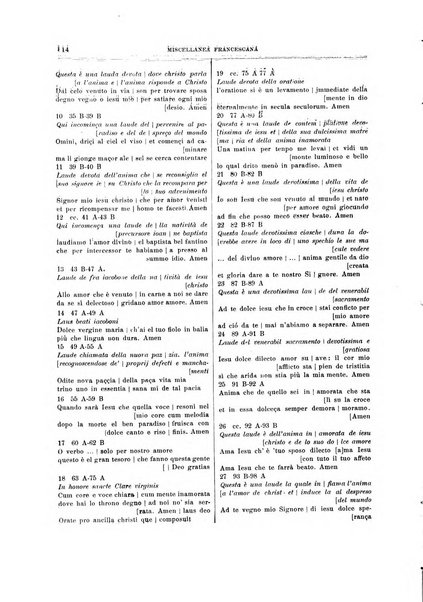 Miscellanea francescana di storia, di lettere, di arti